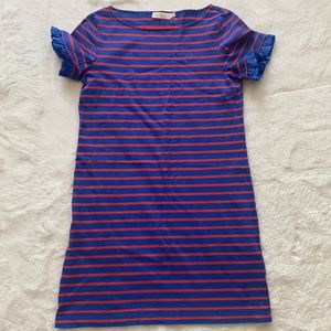 TORY BURCH STRIPE DRESS SIZE S